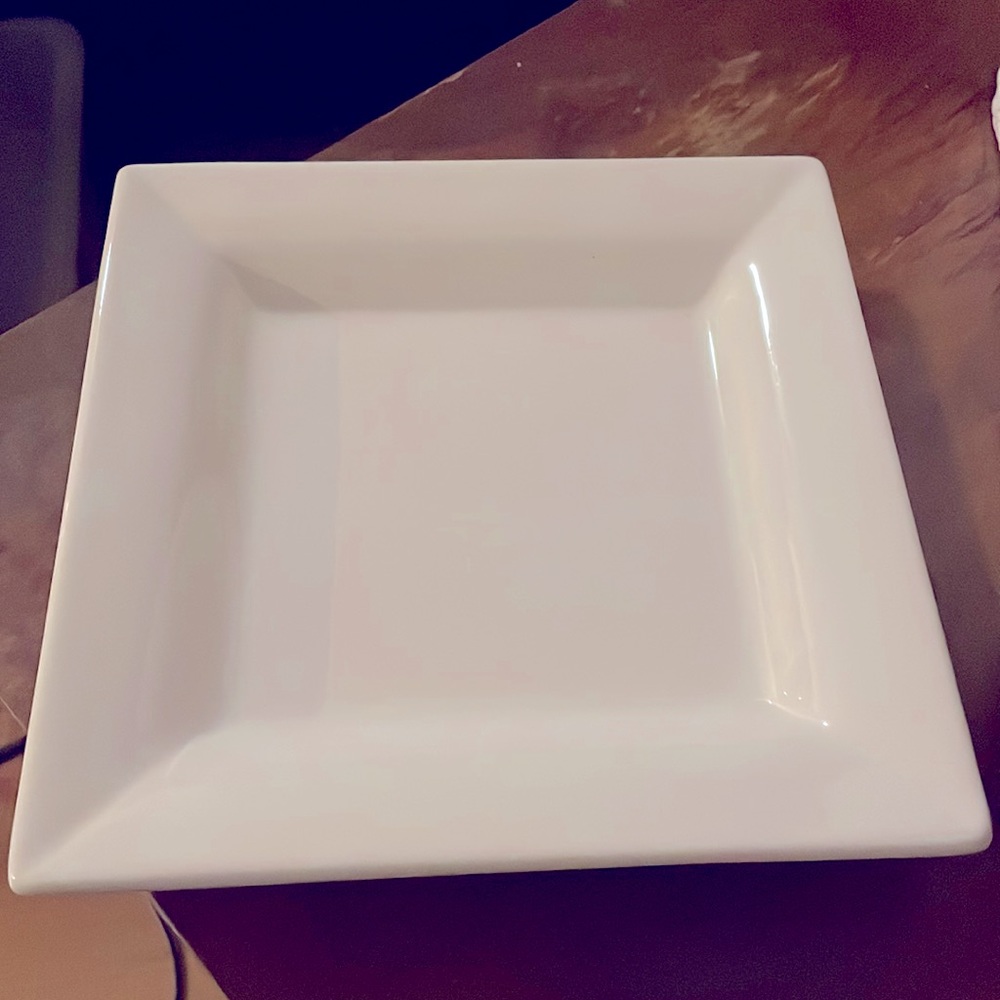 8” Pottery Barn Sausalito Square salad plate